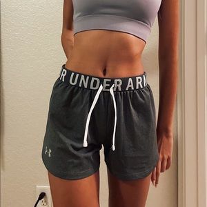 Under armor gray comfy/athletic shorts